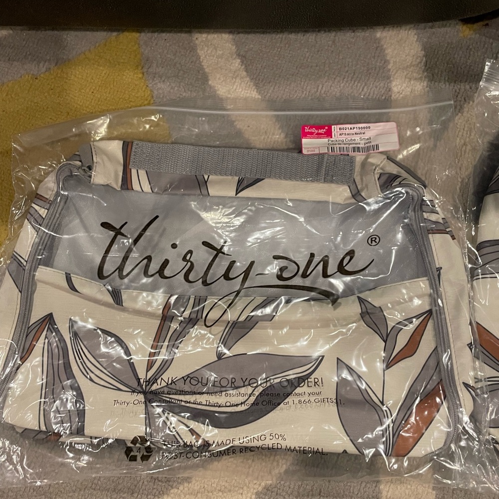 Thirtyone packing cubes small, medium, and large-All in neutral